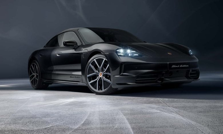 Karanlıkta Parıldayan: Porsche Taycan Black Edition