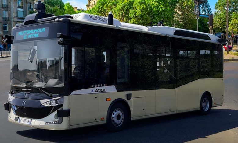 Karsan'ın Otonom e-ATAK Paris'te Sürücüsüz Yola Çıkıyor