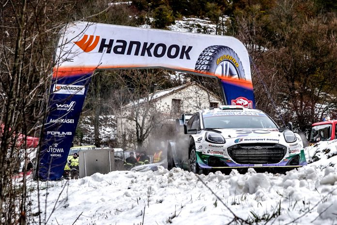 Hankook, 2026 WRC Sezonuna Monte Carlo'da Zorlu Başlangıç Yaptı.